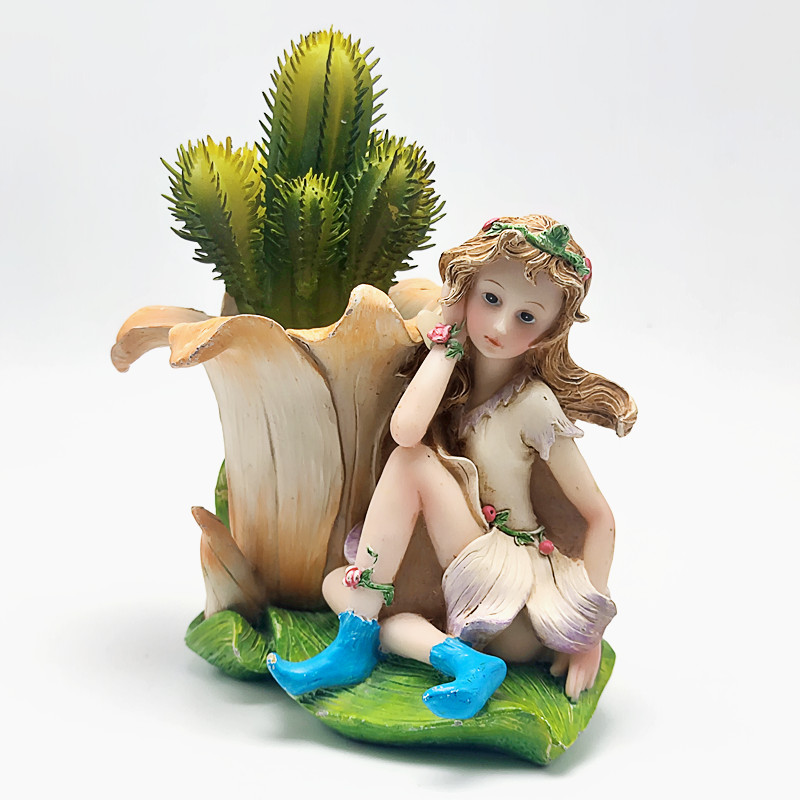Flower Fairy Vase Cactus Silic - Cactus Mix Pot ulasan dan harga