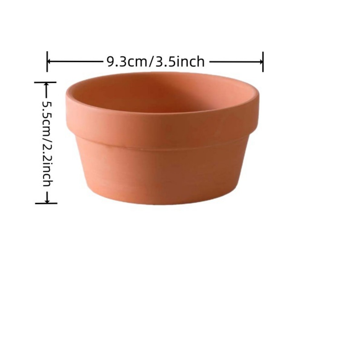 6 PCS Terracotta Buld Pots 3.5 - Cactus Mix Pot ulasan dan harga