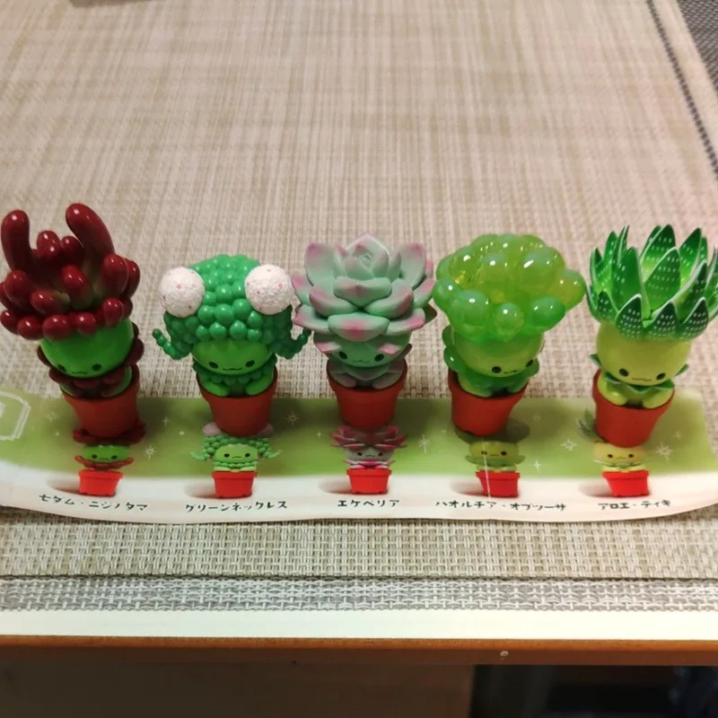 Original QUALIA Kawaii Gashapo - Cactus Mix Pot ulasan dan harga