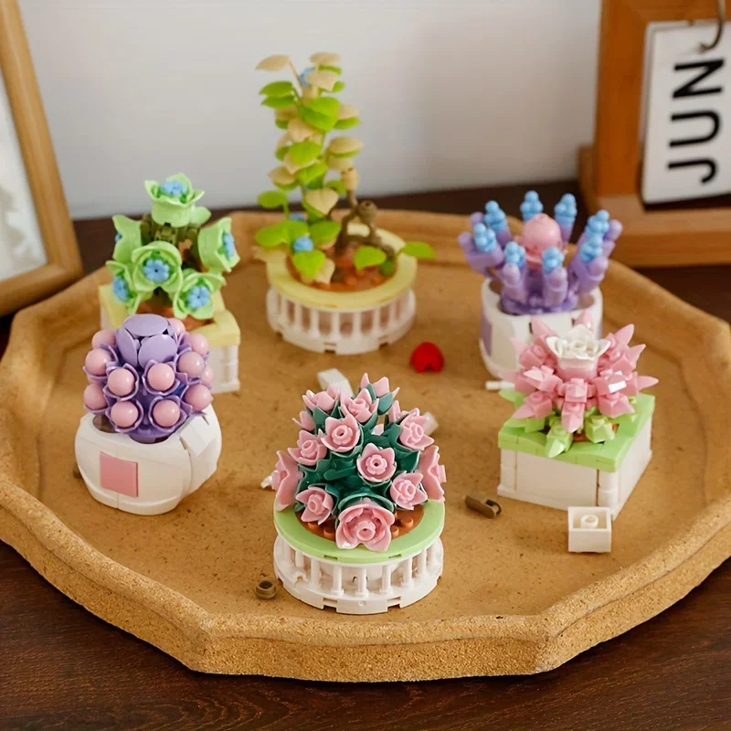 Block City DIY Potted Plants S - Cactus Mix Pot ulasan dan harga