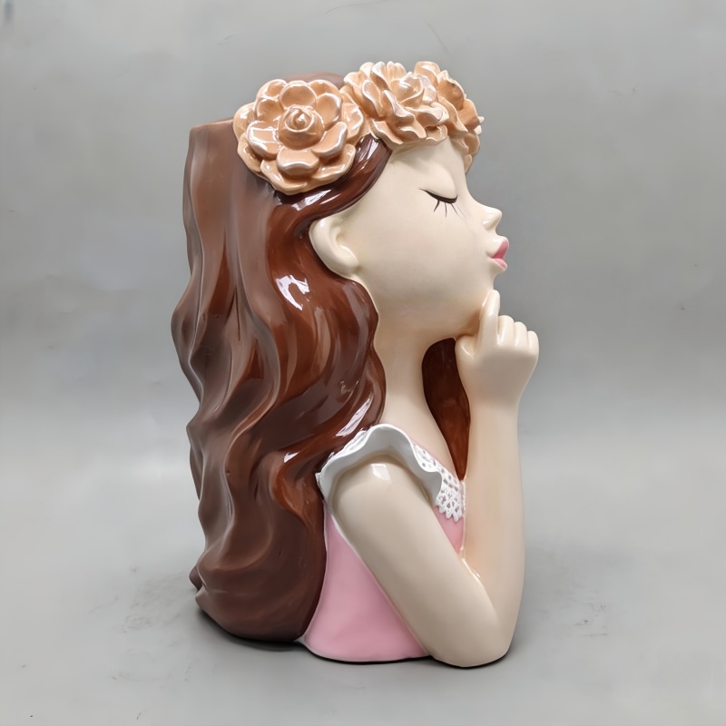 Large Fairy Girl Flower Pot Si - Cactus Mix Pot ulasan dan harga